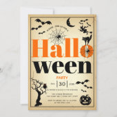  elementen volwassen Halloween-partij Kaart (Voorkant)