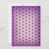  elementen volwassen Halloween partij paarse Kaart (Achterkant)