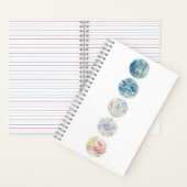 Elementen Waterverf Mandala Notitieboek (Binnen)