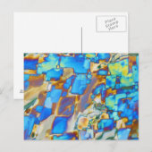 Elementen/Yttrium onder de microscoop Briefkaart (Voorkant / Achterkant)