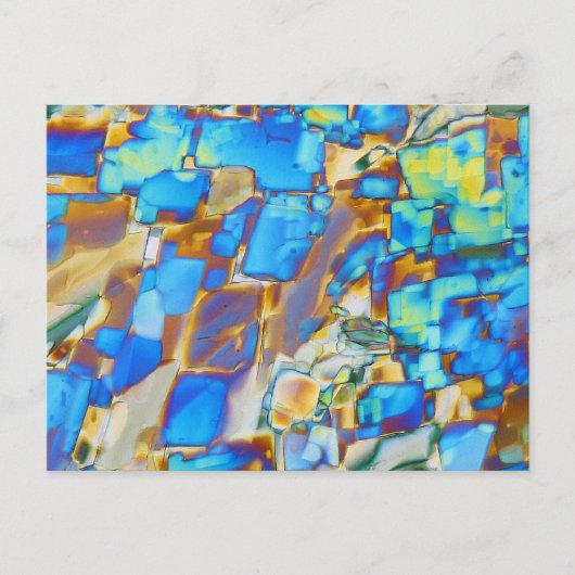 Elementen/Yttrium onder de microscoop Briefkaart (Voorkant)