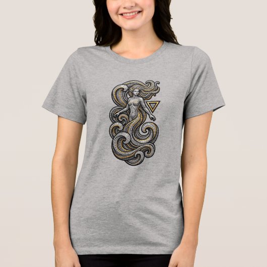 Elemento Agua Tri-Blend Shirt (Voorkant)