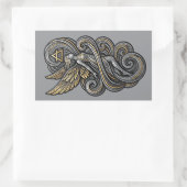 Elemento Aire Rechthoekige Sticker (Tas)