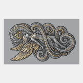 Elemento Aire Rechthoekige Sticker (Voorkant)