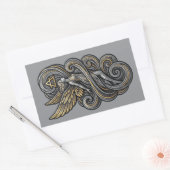 Elemento Aire Rechthoekige Sticker (Envelop)