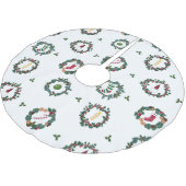 Elementos decorativos de navidad dentro de coronas kerstboom rok (Gekanteld)