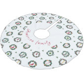 Elementos decorativos de navidad dentro de coronas kerstboom rok (Gekanteld)