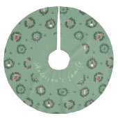 Elementos decorativos dentro de coronas de navidad kerstboom rok (Voorkant)