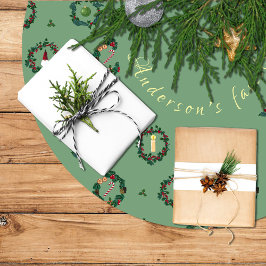 Elementos decorativos dentro de coronas de navidad kerstboom rok