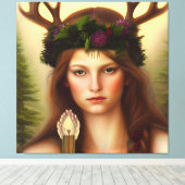 Elen of the Ways Canvas Afdruk (Insitu (Houten vloer))