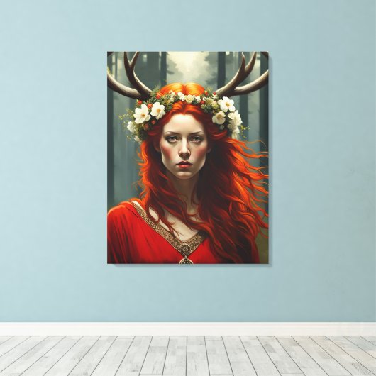 Elen of the Ways Canvas Afdruk (Insitu (Houten vloer))