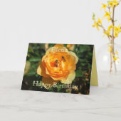 Elena Happy Birthday Yellow Rose With Honeybees Kaart (Gele Bloem)