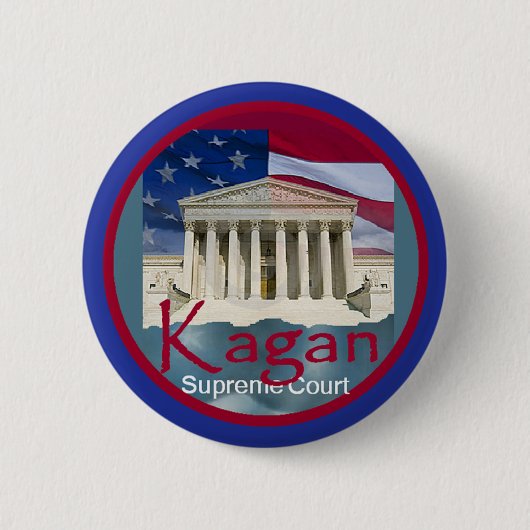 Elena Kagan Button Hooggerechtshof (Voorkant)