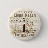 Elena Kagan Button Hooggerechtshof (Voorkant)