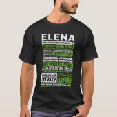 Elena meisje naam definitie t-shirt (Voorkant)