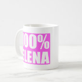 Elena naam koffiemok (Voorkant links)