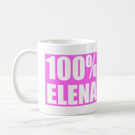 Elena naam koffiemok (Links)