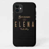Elena Name Persoonlijke Birthday Name Elena Case-Mate iPhone Case (Achterkant)