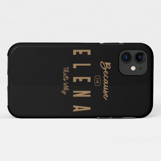 Elena Name Persoonlijke Birthday Name Elena Case-Mate iPhone Case (Achterkant (horizontaal))