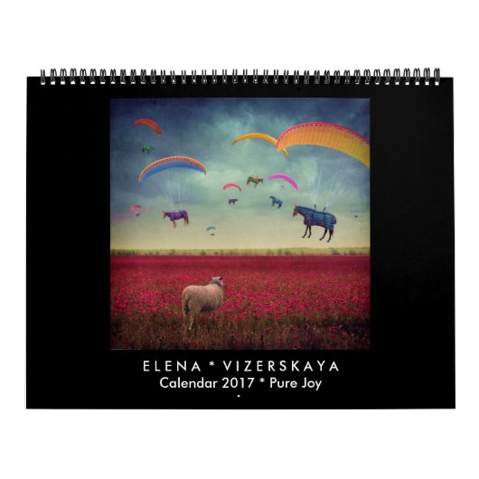 Elena Vizerskaya Art Calendar 2017 PURE JOY Kalender (Hoes)