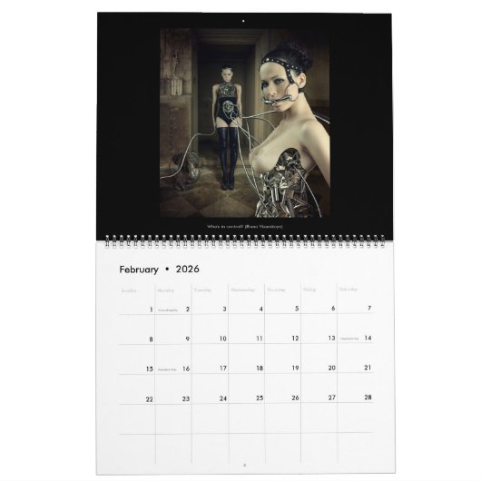 Elena Vizerskaya Art Calendar 2019 PURE RISQUE Kalender (Feb 2026)