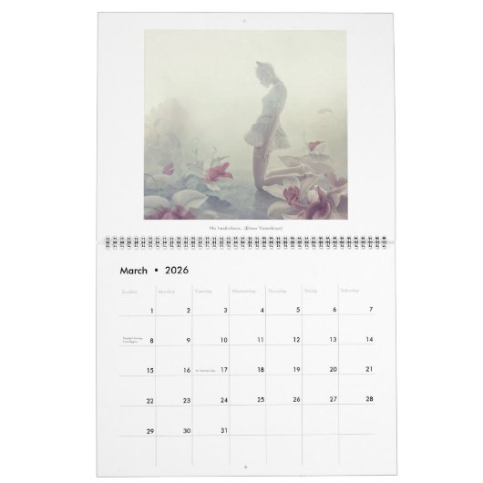 Elena Vizerskaya Art Calendar 2019 PURE RISQUE Kalender (Mar 2026)