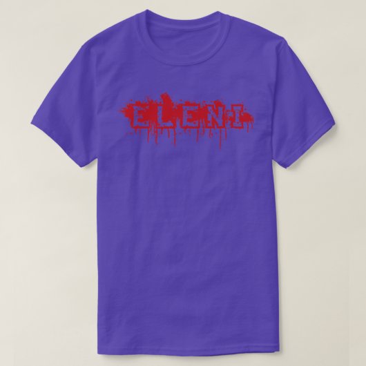 Eleni Voornaam Halloween Costume Personalized 2 T-shirt (Design voorkant)