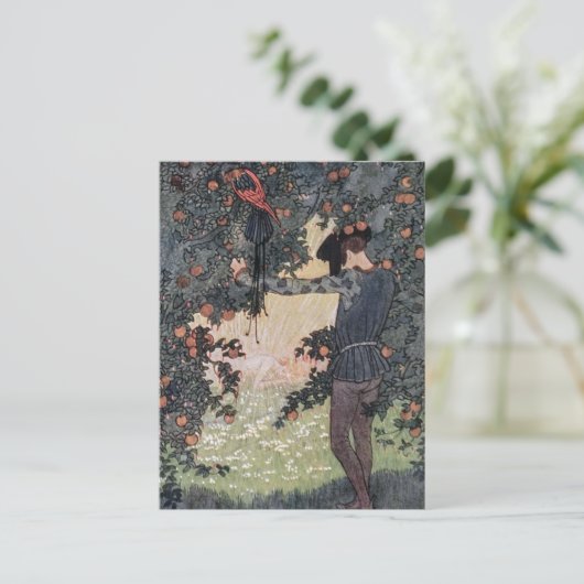 Elenore Abbott De Bloemmaagd Briefkaart (Staand voorkant)