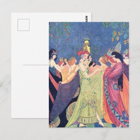 Elenore Abbott de Twaalf Prinsessen Briefkaart (Voorkant / Achterkant)