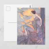Elenore Abbott de Zes Zwanen Briefkaart (Voorkant / Achterkant)