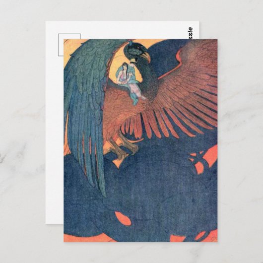 Elenore Abbott, het Briefkaart van de Zware Lek (Voorkant / Achterkant)