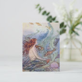 Elenore Abbott Het Zeemeermin Briefkaart (Staand voorkant)
