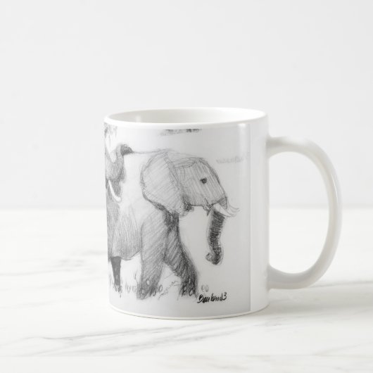 Elepephants Wraparound Koffiemok (Rechts)