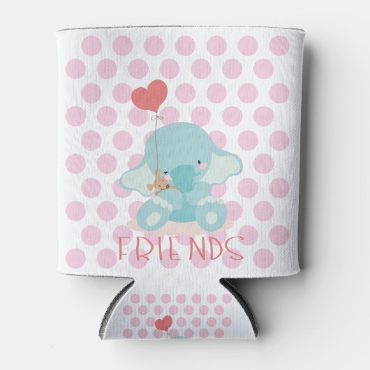 Elephan en Mouse Best Friend Blikjeskoeler (Voorkant)