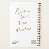 Elephant 001-Cream Journal beroemd gemaakt door Mo Notitieboek (Achterkant)