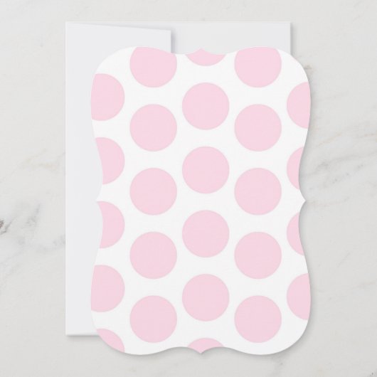 Elephant 1e verjaardag Uitnodiging roze pooldoeken (Achterkant)