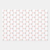 Elephant 1st Birthday Wrapping Paper Sheets (Voorkant 3)