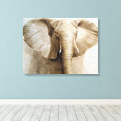 Elephant 2004 canvas afdruk (Insitu (Houten vloer))