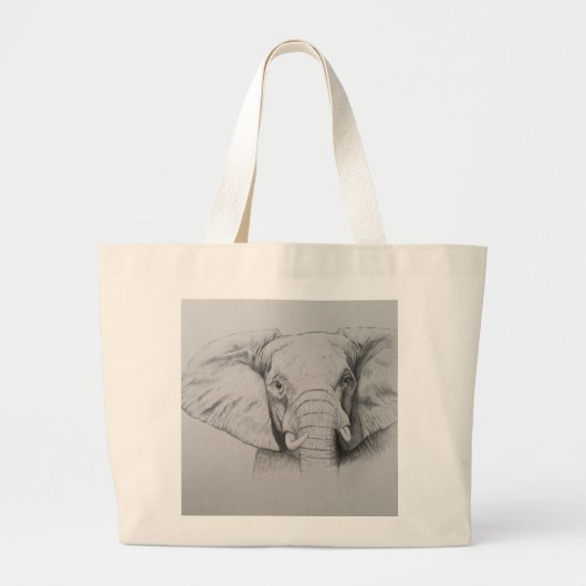 Elephant 2011 grote tote bag (Voorkant)