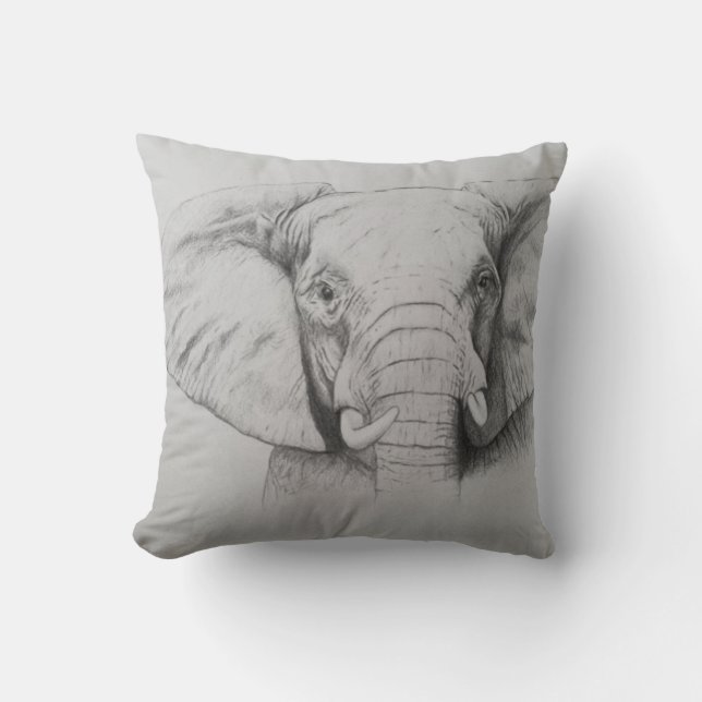 Elephant 2011 kussen (Voorkant)