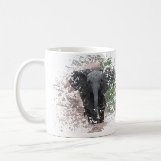 Elephant 2 koffiemok (Links)