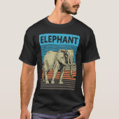 Elephant 70s sunset Elephant T-shirt (Voorkant)