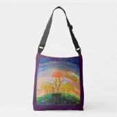 Elephant-activist 2 zijdelingse ontwerp-kruislings crossbody tas (Voorkant)