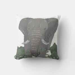 Elephant, Afrikaans dier Kussen