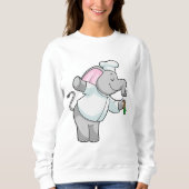 Elephant als Chef met zoutschudder Trui (Voorkant)