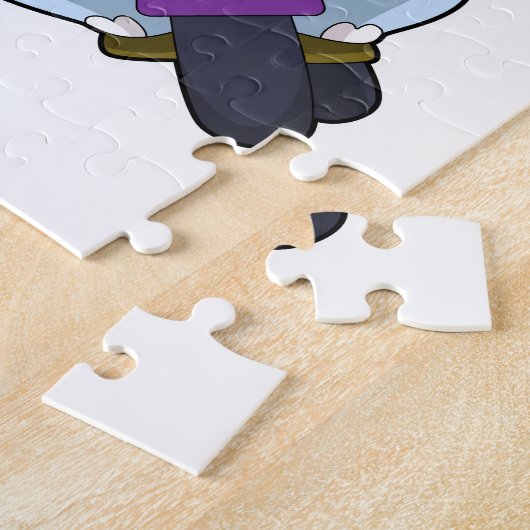 Elephant als fietser met motorfiets.PNG Legpuzzel (Zijkant)