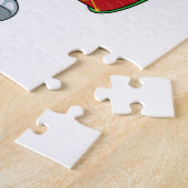 Elephant als muzikant met rum legpuzzel (Zijkant)