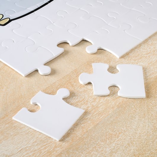 Elephant als Soldaat met Uniform & Helmet Legpuzzel (Zijkant)