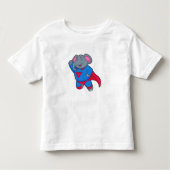 Elephant als superheld kinder shirts (Voorkant)