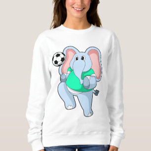Elephant als Voetbal speler met Soccer.PNG Trui